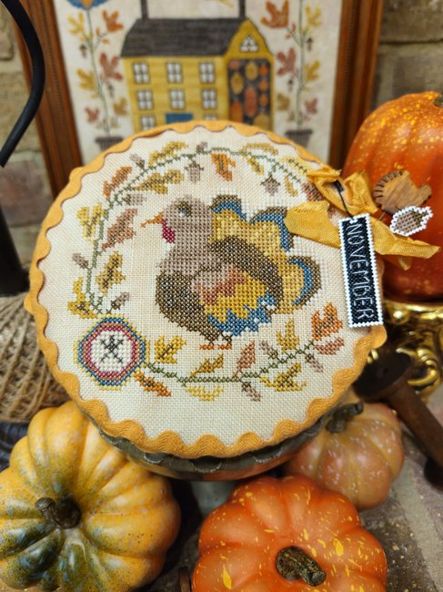 Pin Drum Shorties Month #11 Turkey Pattern