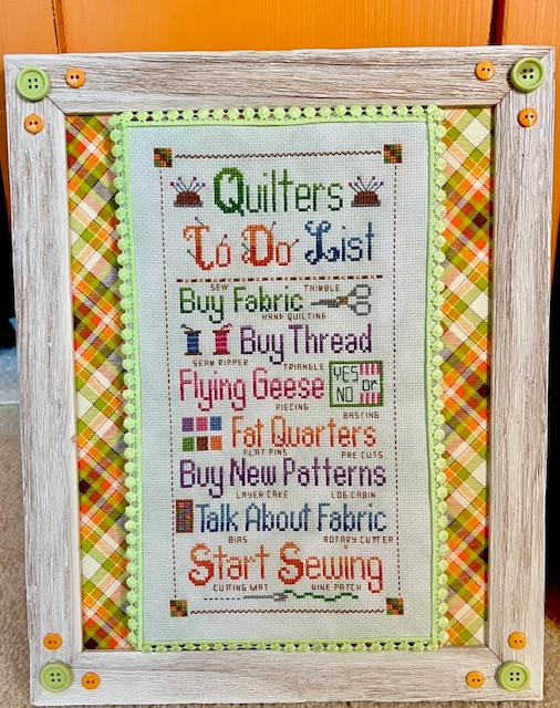 Quilters To Do List Pattern