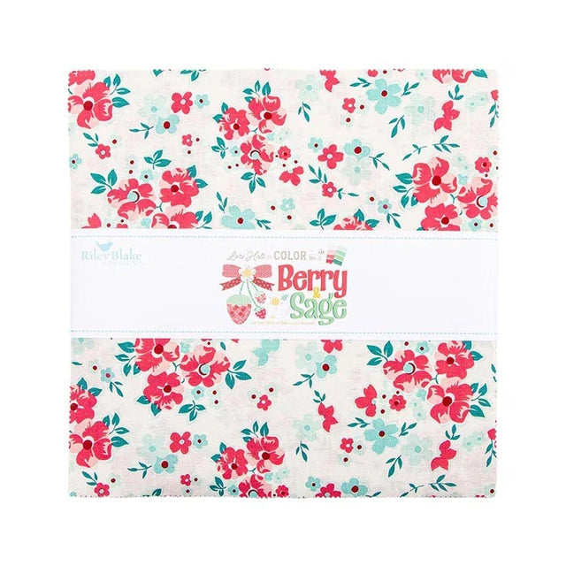 Berry & Sage 10" Stacker Bundle by Lori Holt for Riley Blake Designs
