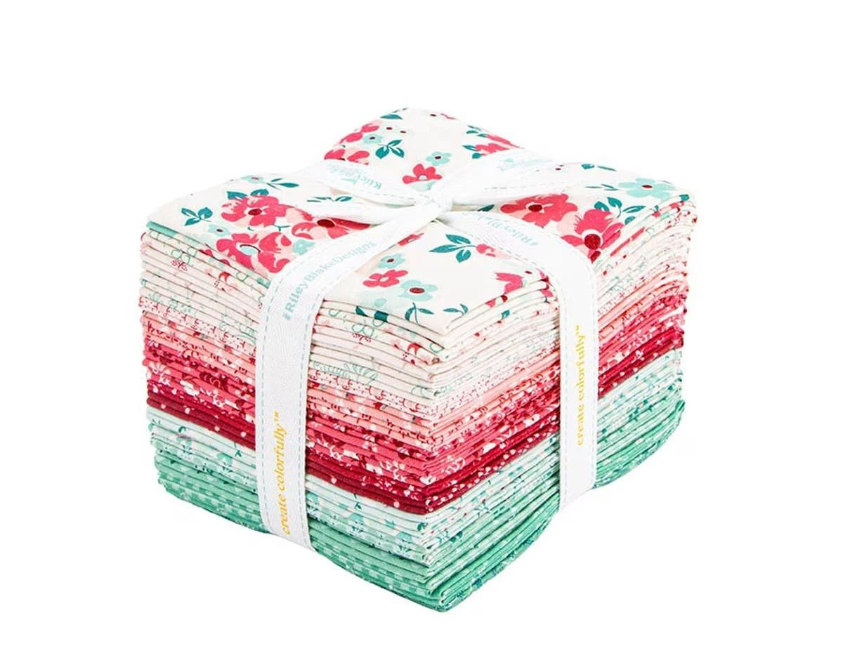 Berry & Sage Fat Quarter Bundle by Lori Holt for Riley Blake Designs