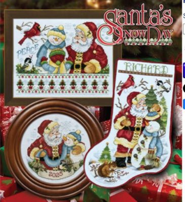 Santa's Snow Day Pattern