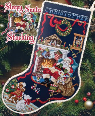 Sleepy Santa Stocking Pattern