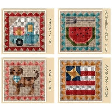 Stitch Cards Set E Pattern