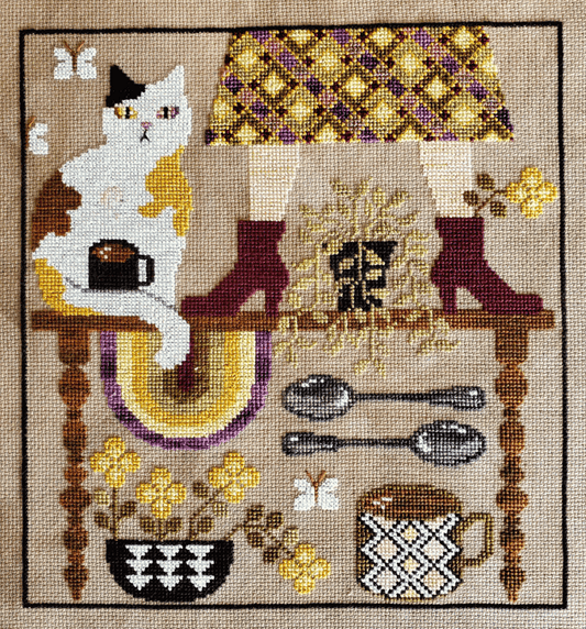 Cats and Cocoa Pattern