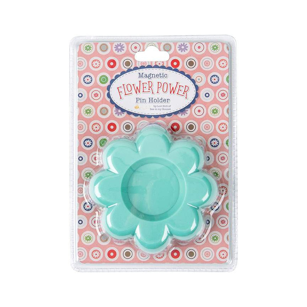 Lori Holt Flower Power Sea Glass Magnetic Pin Holder
