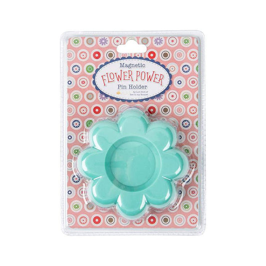 Lori Holt Flower Power Sea Glass Magnetic Pin Holder