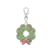 Wreath Enamel Happy Charm