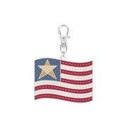 Flag Enamel Happy Charm