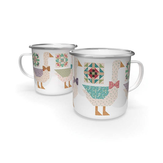 Lori Holt Gentler Times Enamel Tin Mug