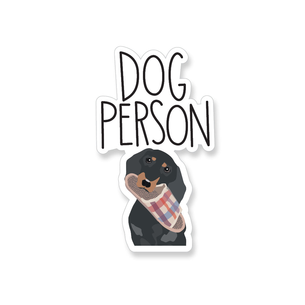 Dog Person Vinyl Sticker