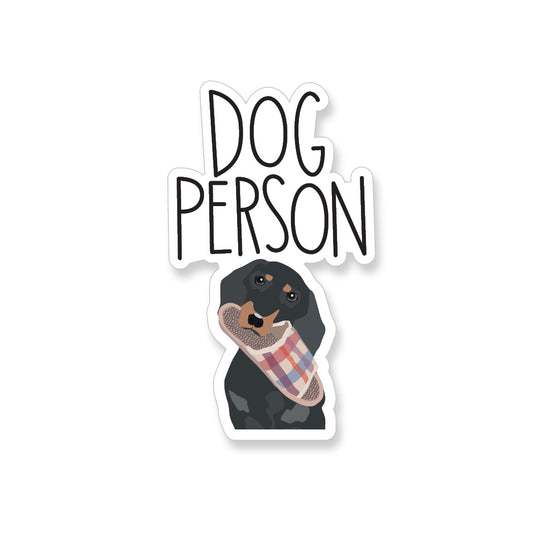 Dog Person Vinyl Sticker