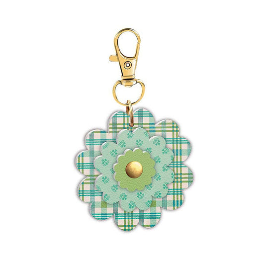 Lori Holt Leather Flower Charm