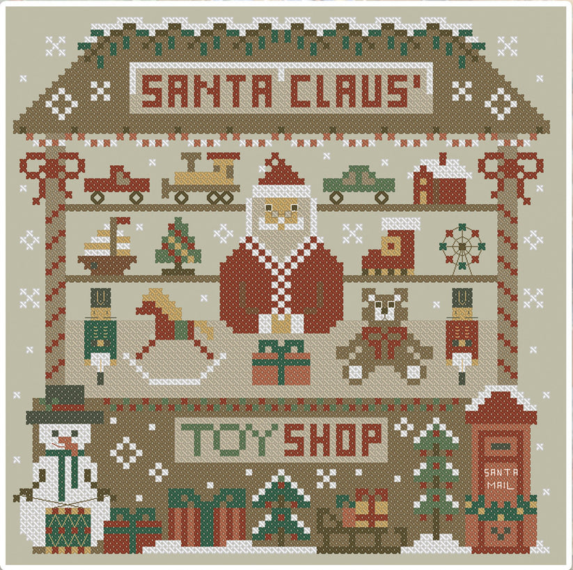 Santa's Toy Shop Pattern
