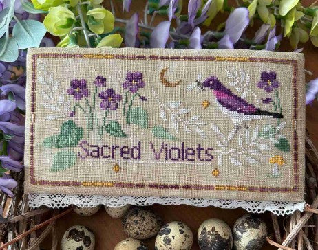 Magical Plants - Sacred Violet Pattern