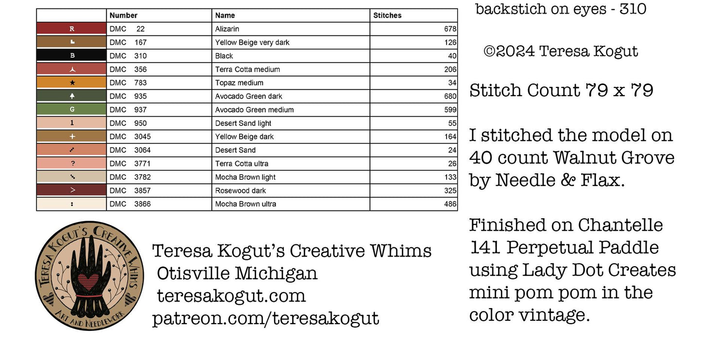 PRE-ORDER Santa Wreath Ornament Pattern