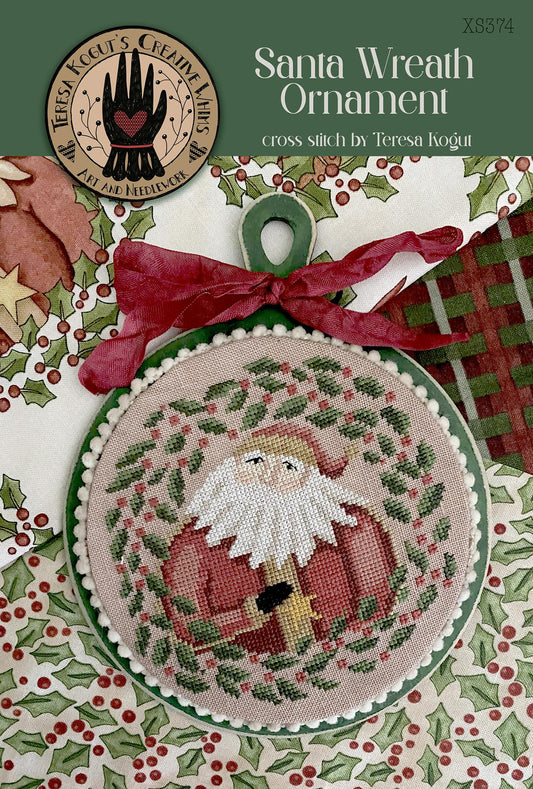 PRE-ORDER Santa Wreath Ornament Pattern