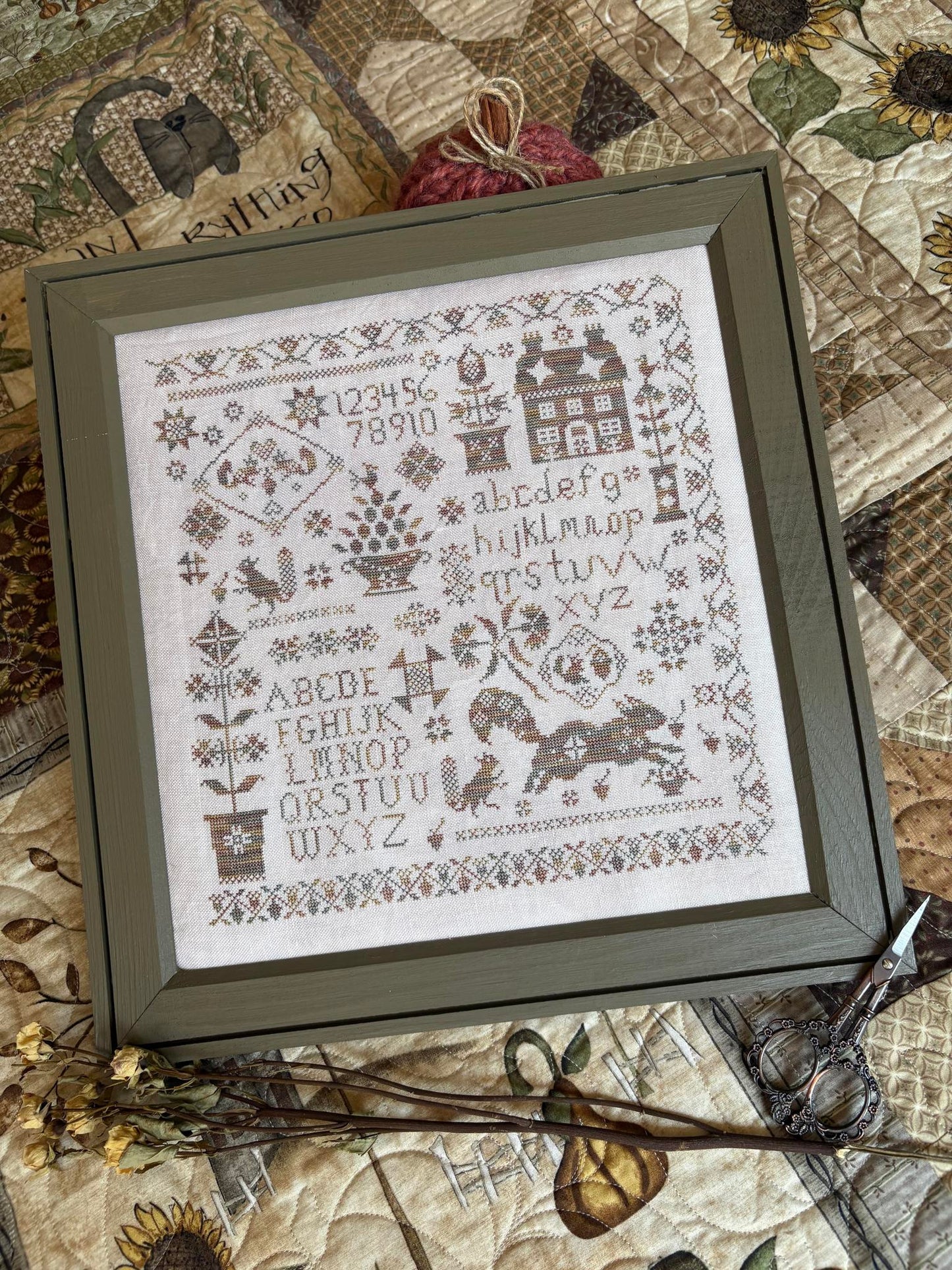 Sassy Squirrel Sampler Pattern