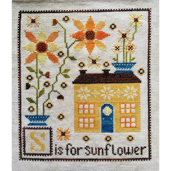 S Is For Sunflower Pattern
