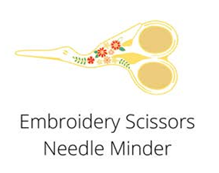 Embroidery Scissors Needle Minder