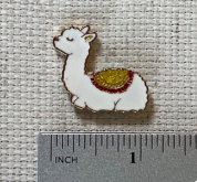 Llama Enamel Needle Minder