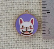 Dog Tag 2 Enamel Needle Minder