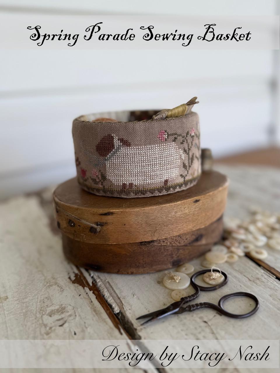 Spring Parade Sewing Basket Pattern