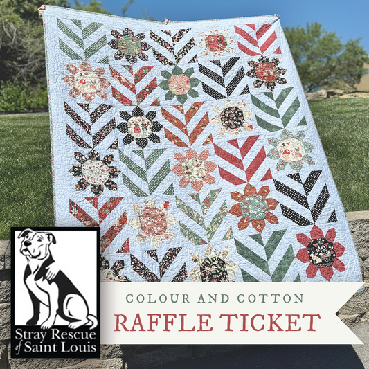 RAFFLE TICKET - Handmade Quilt 72" x 84" featuring Fabric by Teresa Kogut