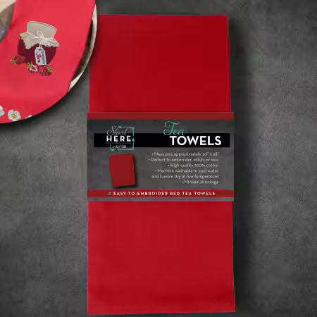Red Tea Towels