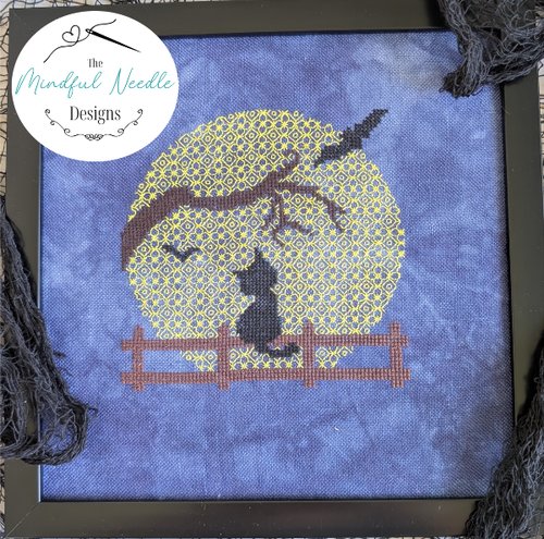 Meow at the Moon Pattern