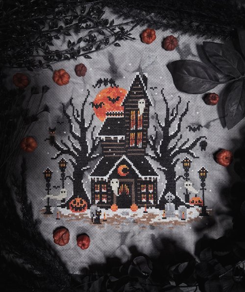 Frosted Pumpkin Cottage Pattern