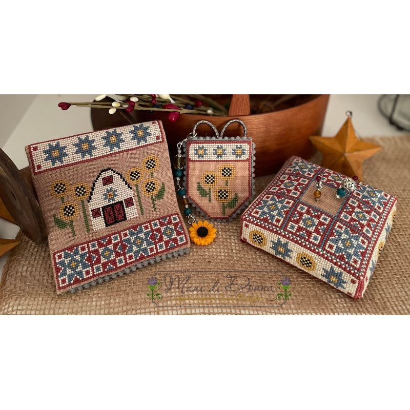 The Barn in the Sun Sewing Set Pattern