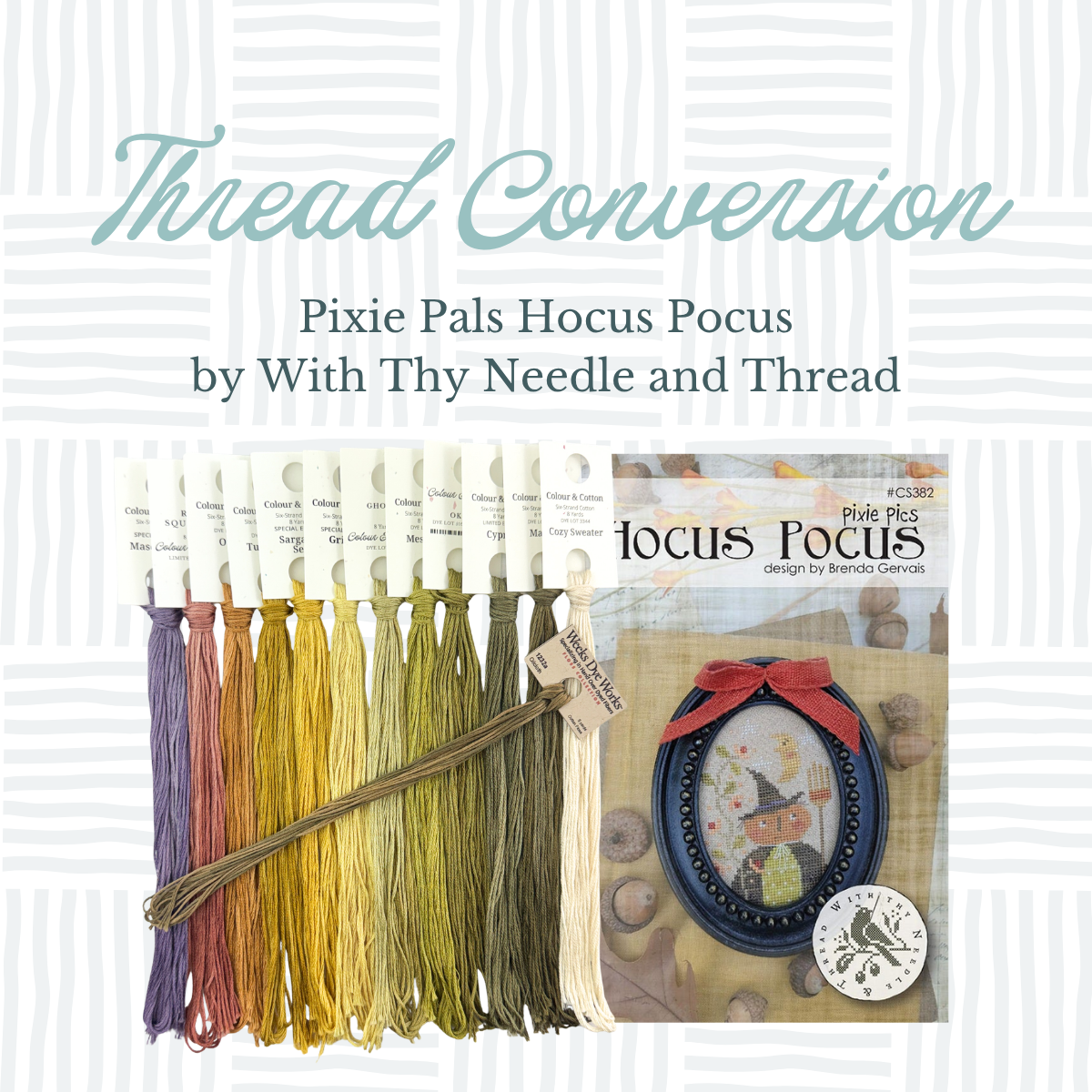 Thread Conversion Pack - Pixie Pals Hocus Pocus by With Thy Needle and Thread