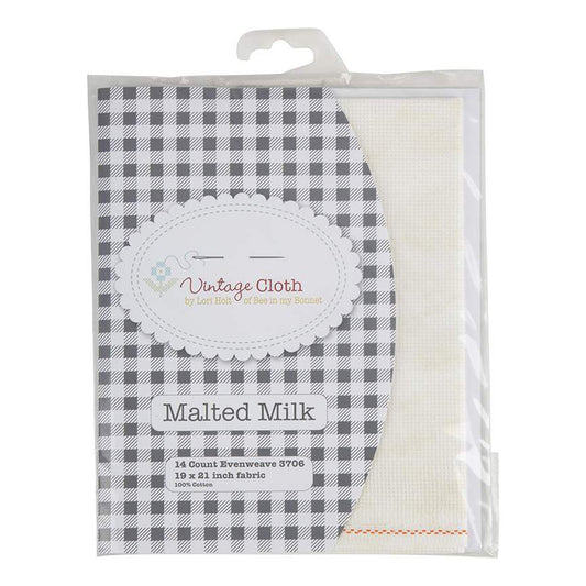 Lori Holt Vintage Cloth 14 count Aida Malted Milk