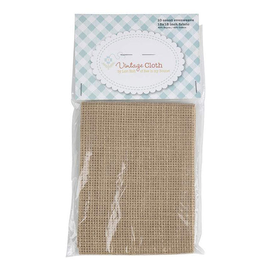 Lori Holt Vintage Cloth 10 count Tula Oatmeal