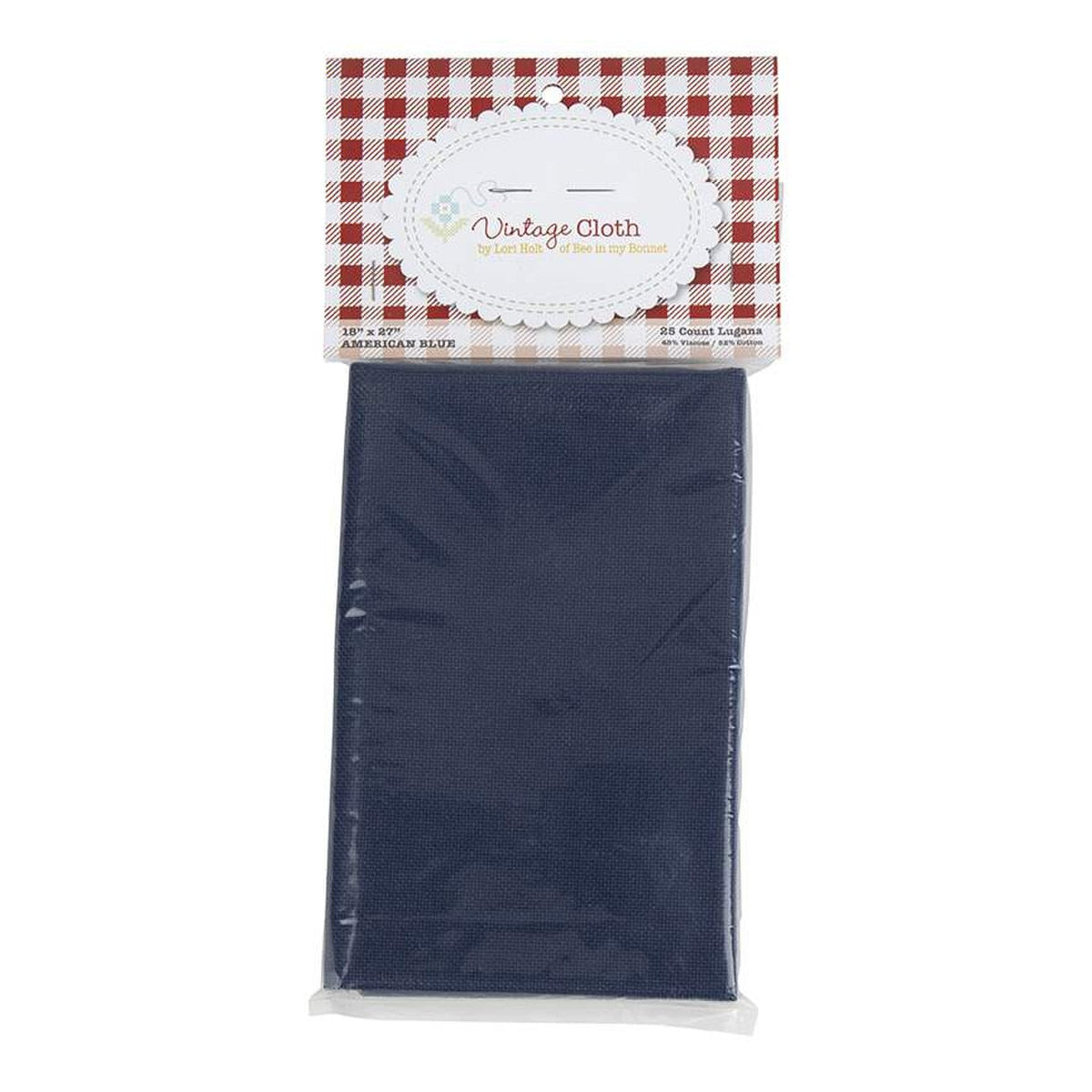 Lori Holt Vintage Cloth 25-Count Lugana American Blue