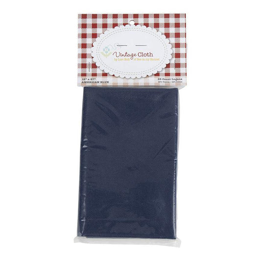 Lori Holt Vintage Cloth 25-Count Lugana American Blue