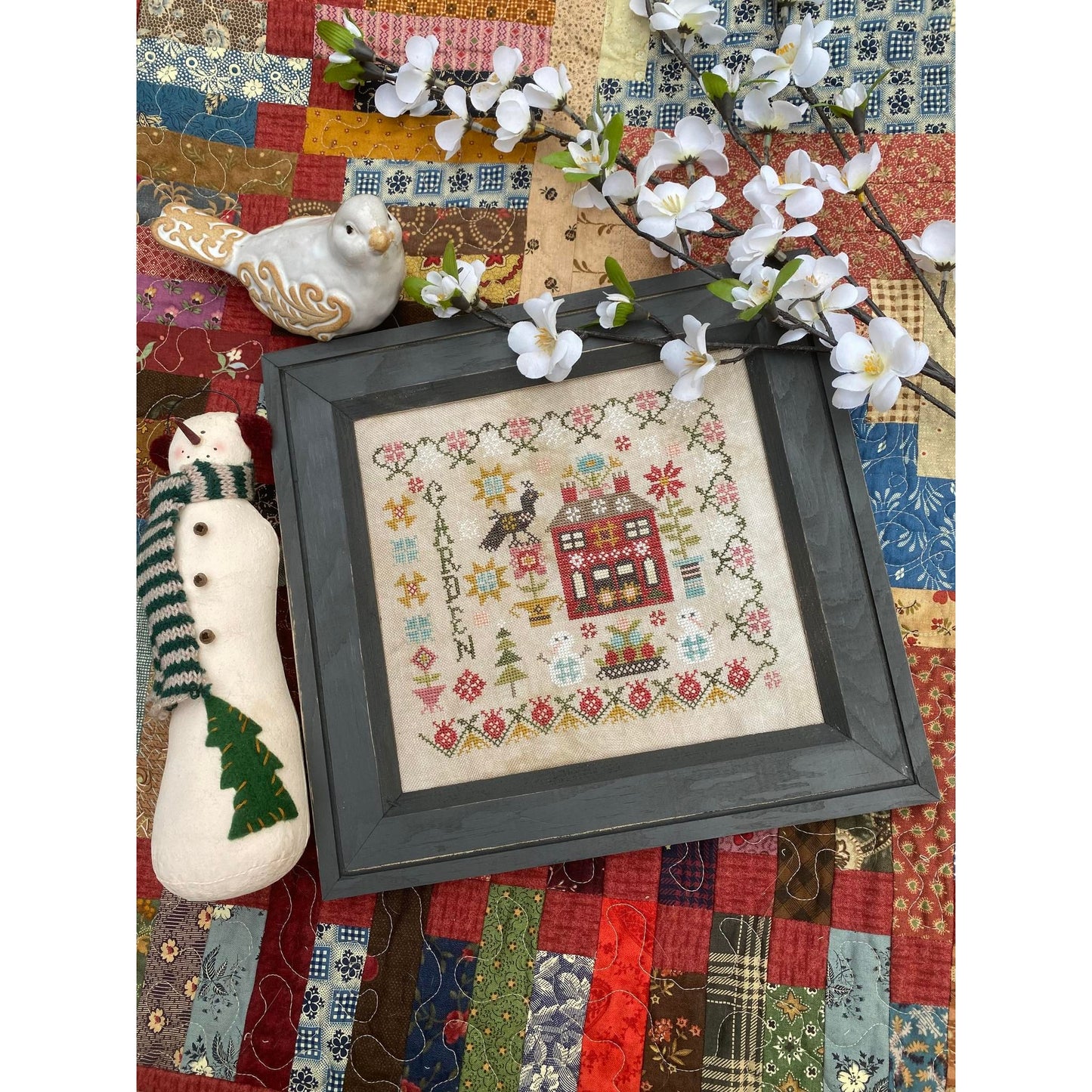 Winter Garden at Cranberry Manor Pattern