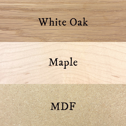 Gift Tag 3.5" x 6.5" Wood Display