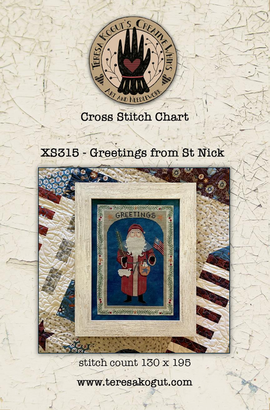 Greetings From St. Nick Pattern