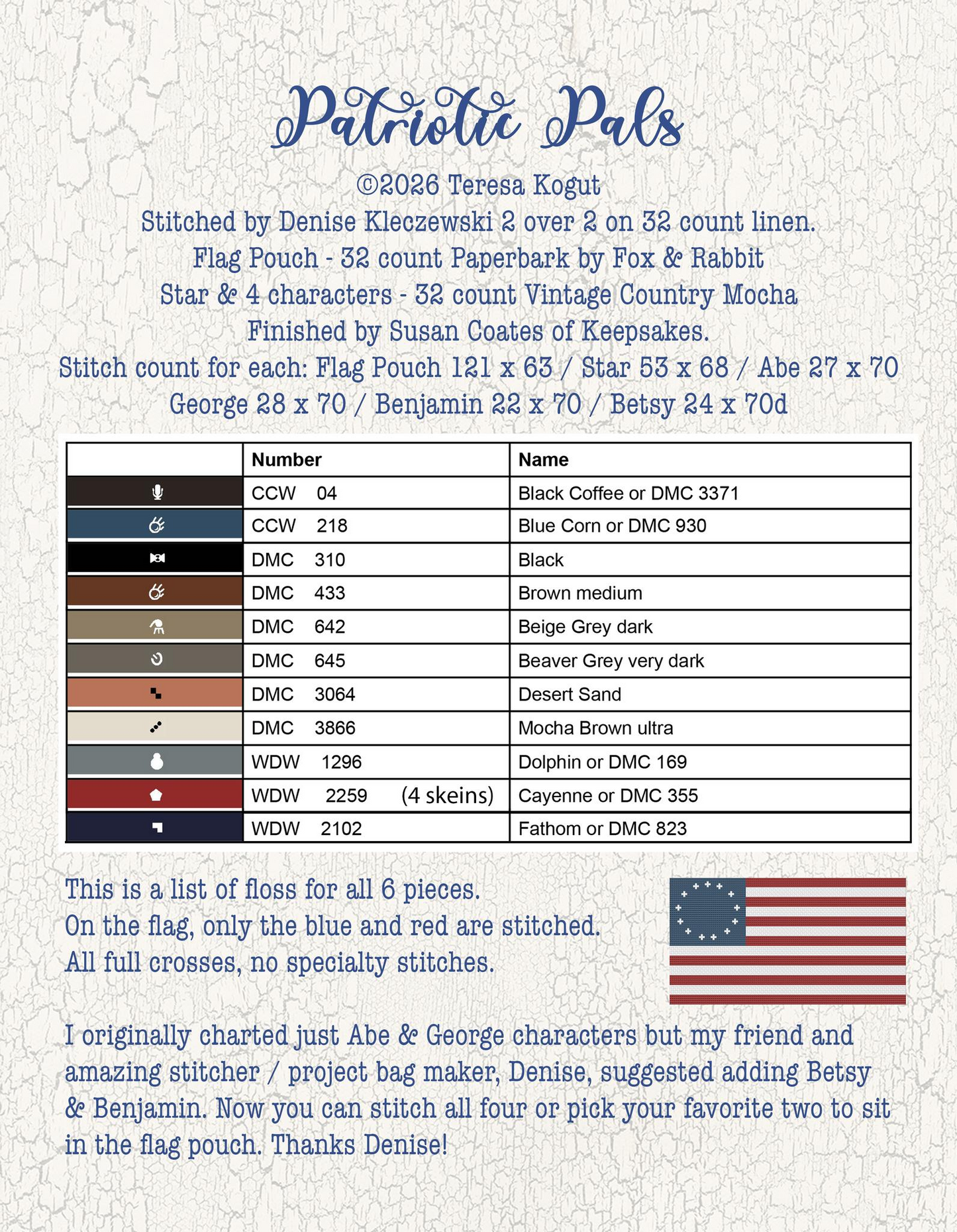 Patriotic Pals Pattern