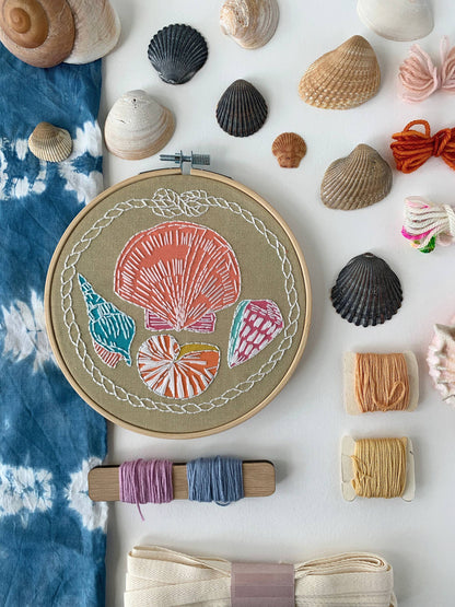 Shells Embroidery Kit