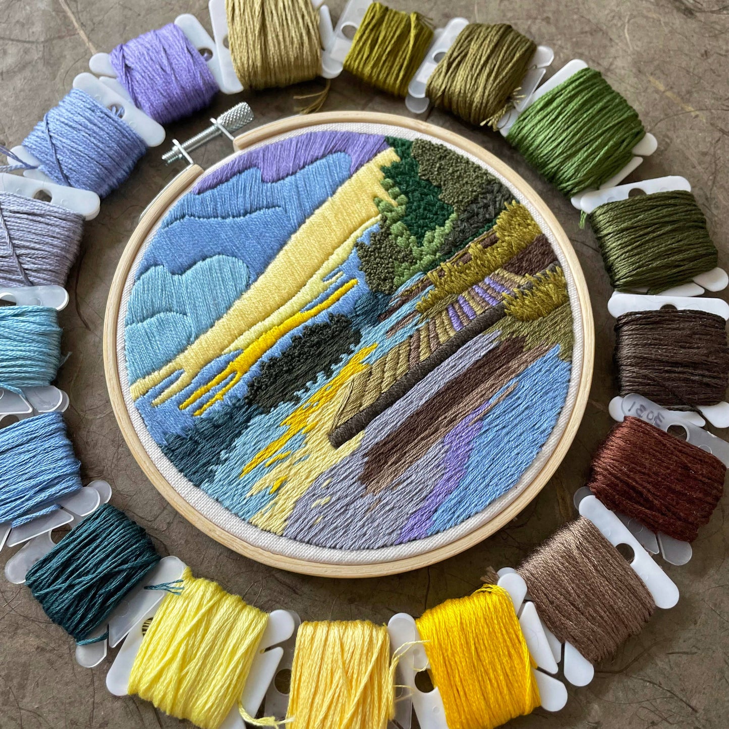 Embroidery Kit Lakeside