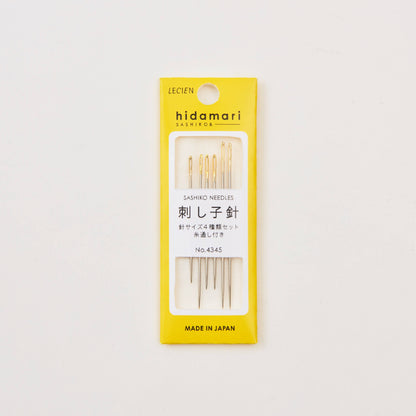 Cosmo Hidamari Sashiko Assorted Needle Set