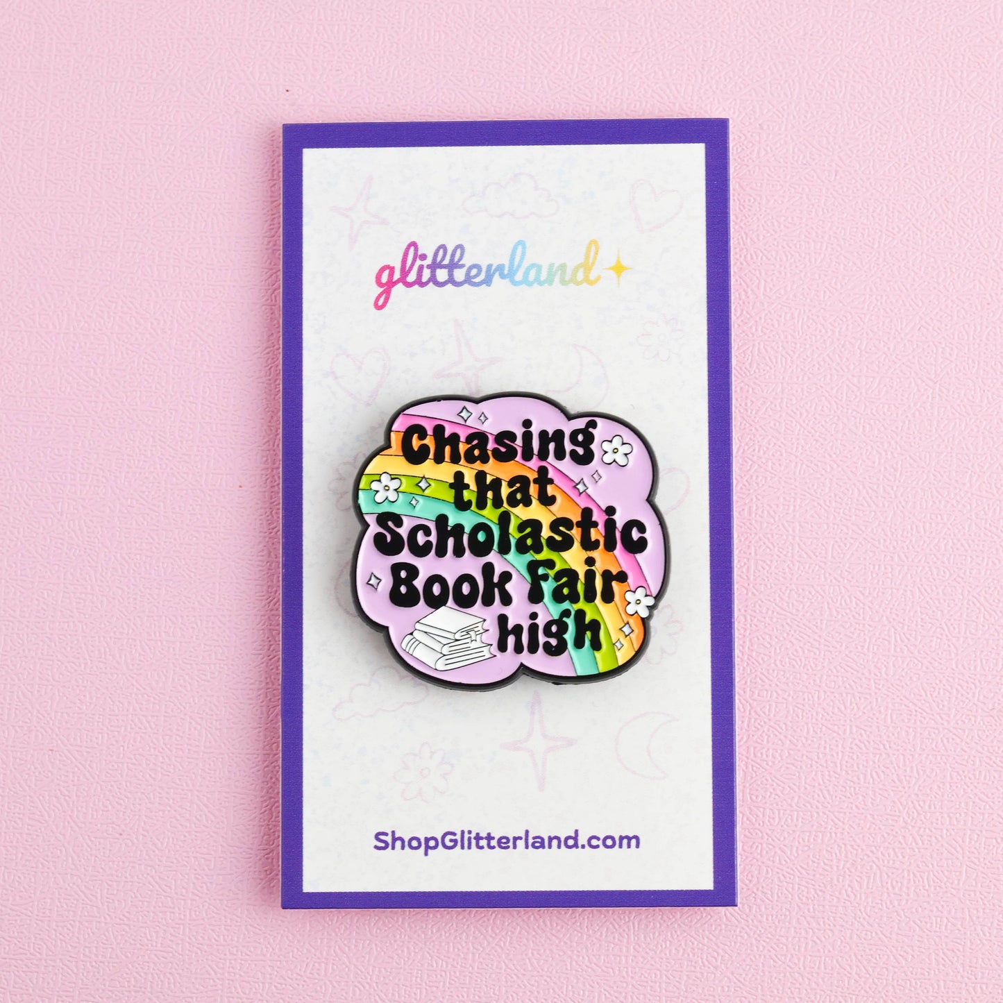 Scholastic Book Fair High Bookish Needle Minder
