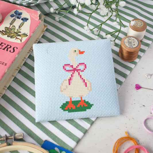 Goose Mini Cross Stitch Kit