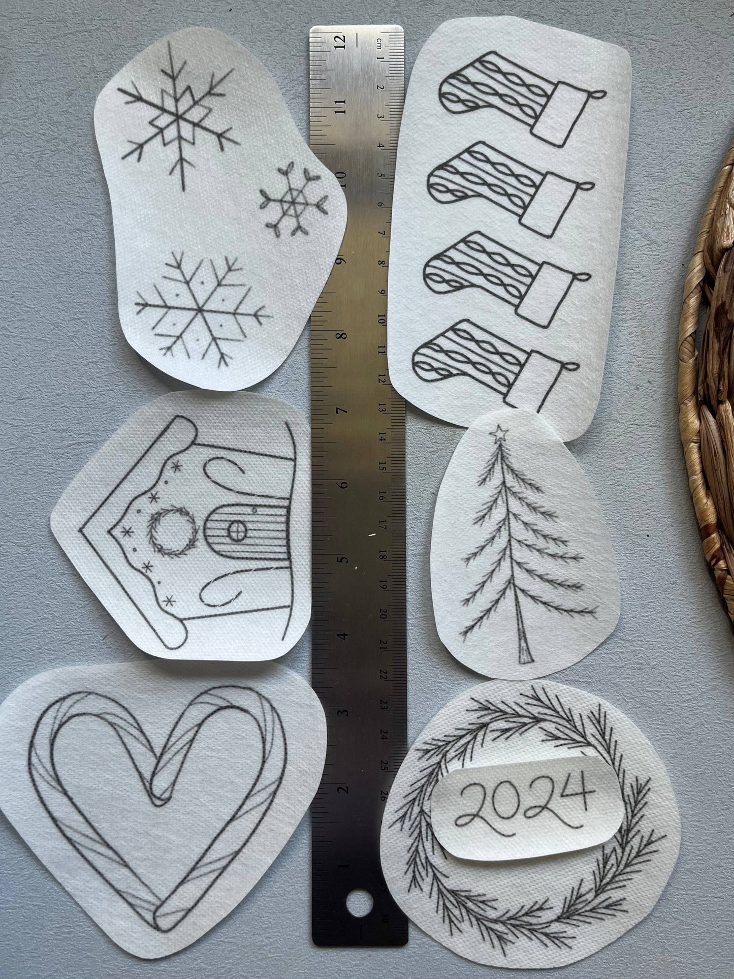 Stick and Stitch Embroidery Peel and Stick Holiday Mega