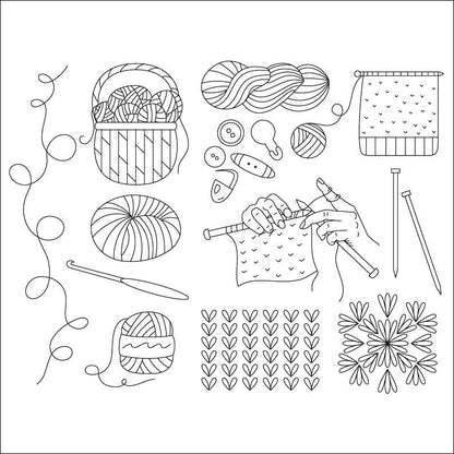 Yarn Stash Stick & Stitch Embroidery Pack