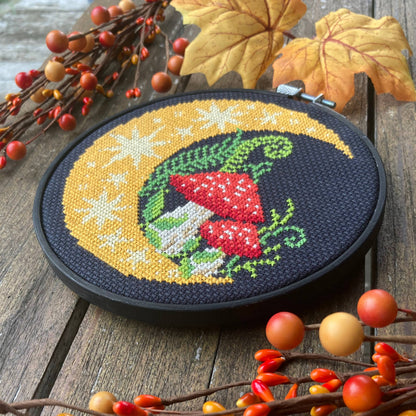 Woodland Moon Cross Stitch Kit