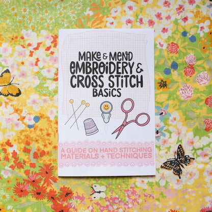Embroidery and Cross Stitch Basics Guide Zine