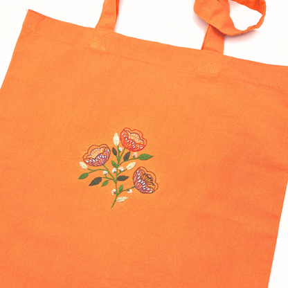 Stick and Stitch Embroidery Folk Flowers